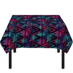 Triangle Ethnic Navajo Pattern Print Tablecloth Kitchen Home Decor