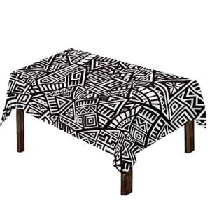 Tribal Aztec Geometric Pattern Print Tablecloth Kitchen Home Decor