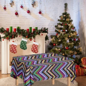 Tribal Aztec Hippie Pattern Print Tablecloth Kitchen Home Decor