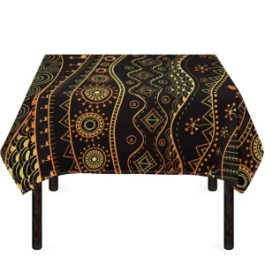 Tribal Ethnic African Pattern Print Tablecloth Kitchen Home Decor