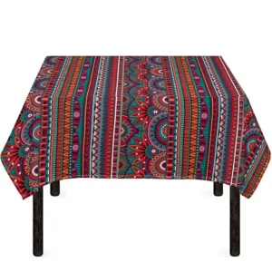 Tribal Ethnic Pattern Print Tablecloth Kitchen Home Decor