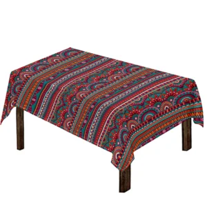 Tribal Ethnic Pattern Print Tablecloth Kitchen Home Decor