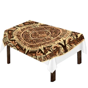 Tribal Maya Calendar Print Tablecloth Kitchen Home Decor