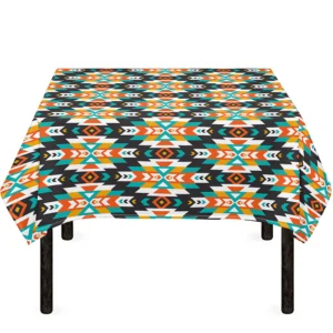 Tribal Native American Pattern Print Tablecloth Kitchen Home Decor