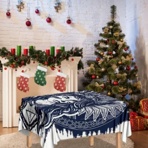 Tribal Native Indian Girl Print Tablecloth Kitchen Home Decor