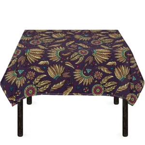 Tribal Native Indian Pattern Print Tablecloth Kitchen Home Decor