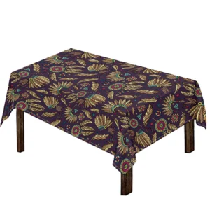 Tribal Native Indian Pattern Print Tablecloth Kitchen Home Decor