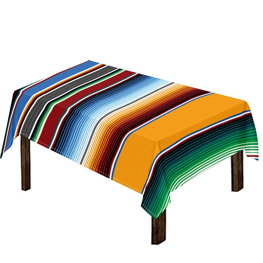 Tribal Serape Blanket Pattern Print Tablecloth Kitchen Home Decor Tribal Serape Blanket Pattern Print Tablecloth Kitchen Home Decor