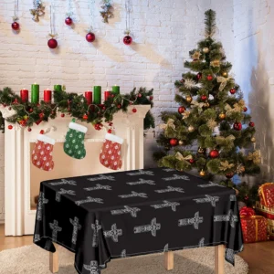 Tribal Totem Pattern Print Tablecloth Kitchen Home Decor