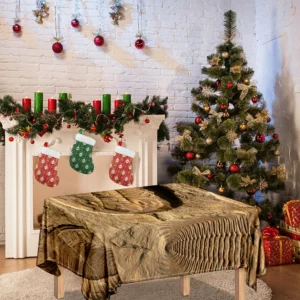 Trilobite Fossil Print Tablecloth Kitchen Home Decor