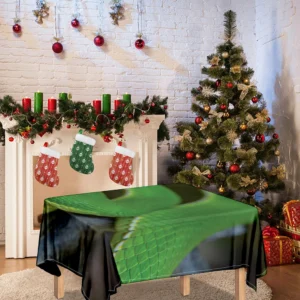 Trimeresurus Albolabris Snake Print Tablecloth Kitchen Home Decor