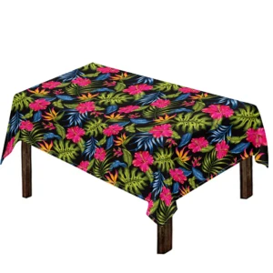 Tropical Bird Of Paradise Pattern Print Tablecloth Kitchen Home Decor