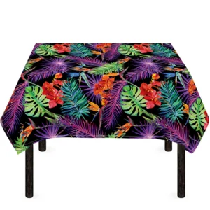 Tropical Hawaiian Jungle Print Tablecloth Kitchen Home Decor