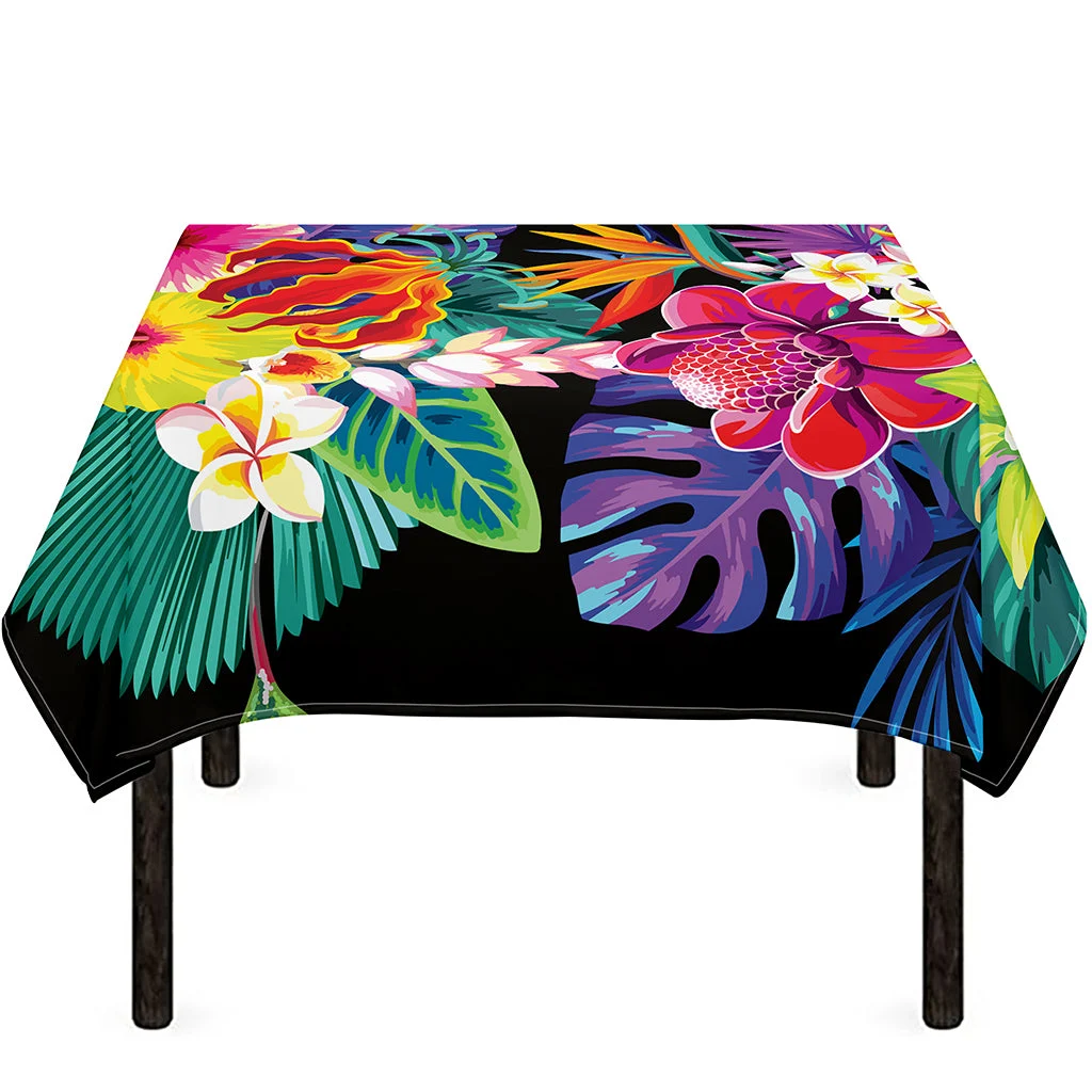 Tropical Hummingbird Print Tablecloth Kitchen Home Decor Tropical Hummingbird Print Tablecloth Kitchen Home Decor