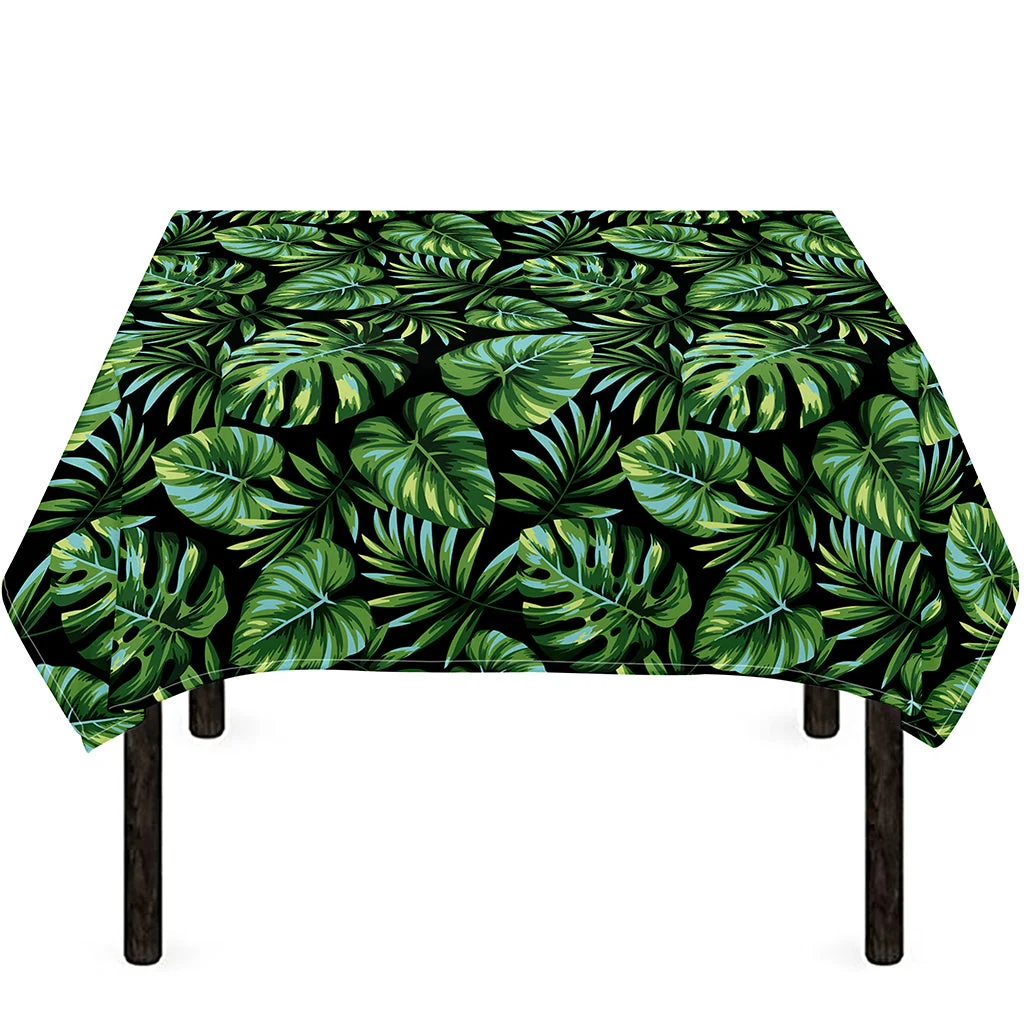 Tropical Monstera Leaves Pattern Print Tablecloth Kitchen Home Decor Tropical Monstera Leaves Pattern Print Tablecloth Kitchen Home Decor