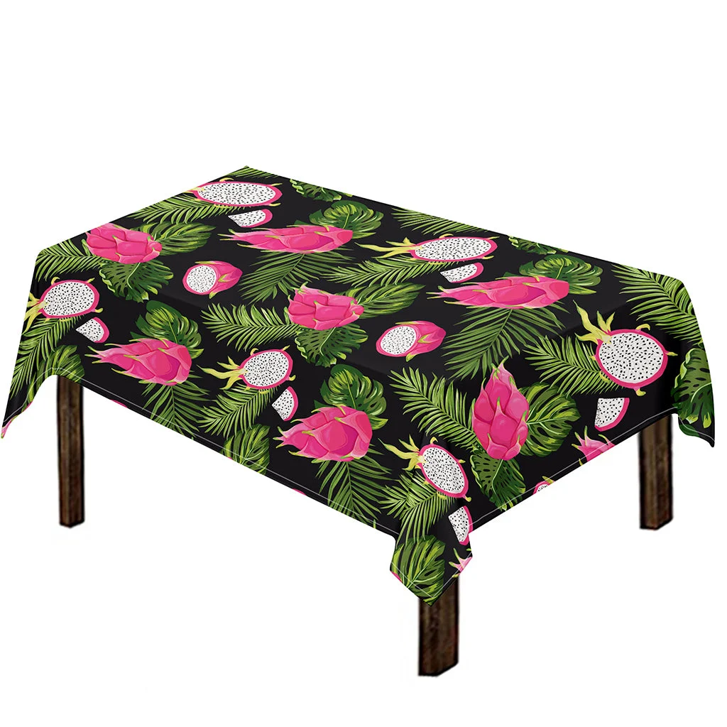 Tropical Pitaya Pattern Print Tablecloth Kitchen Home Decor Tropical Pitaya Pattern Print Tablecloth Kitchen Home Decor