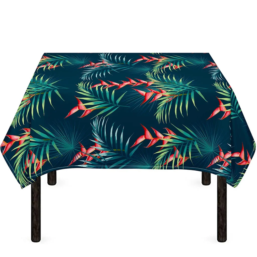 Tropical Plants Hawaii Pattern Print Tablecloth Kitchen Home Decor Tropical Plants Hawaii Pattern Print Tablecloth Kitchen Home Decor