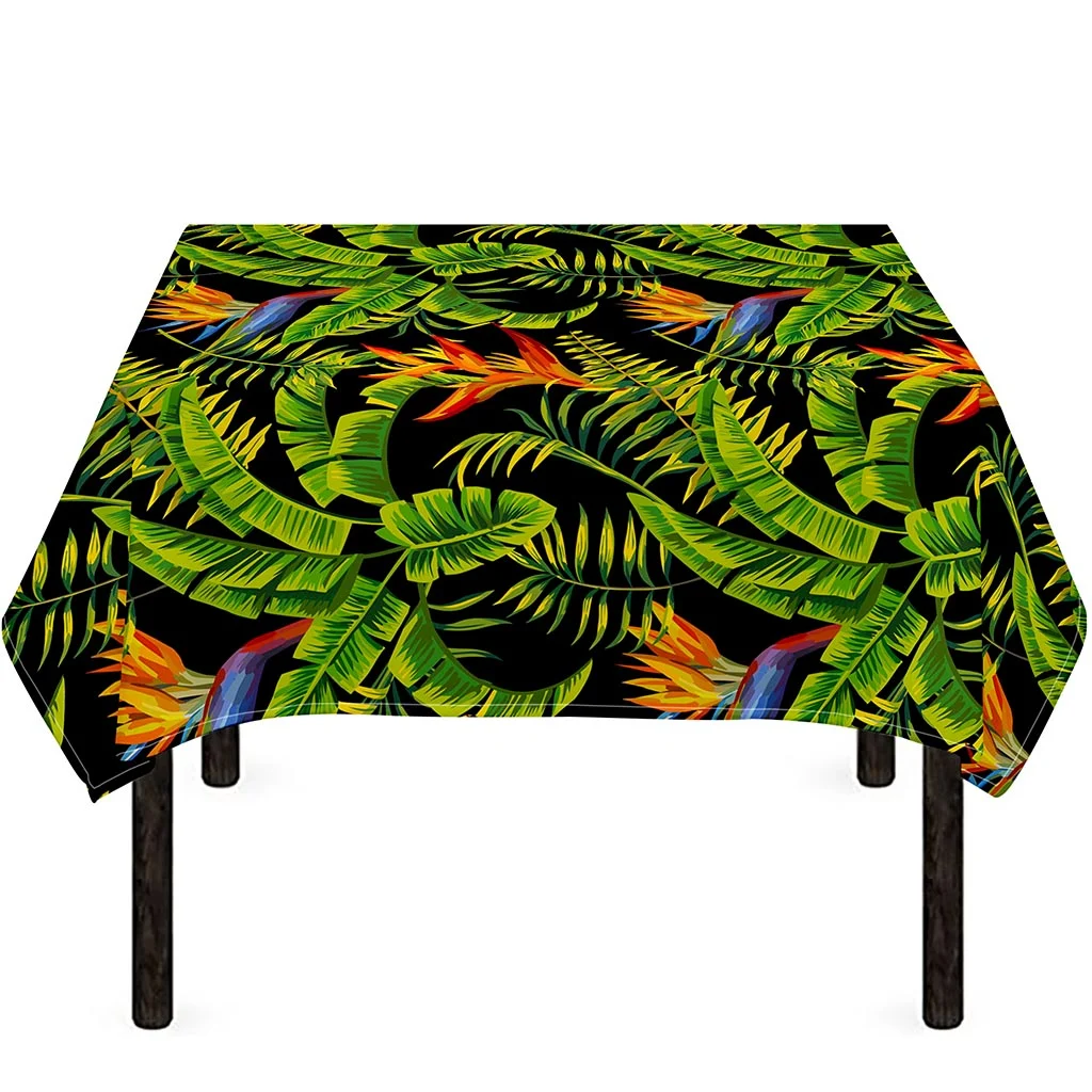 Tropical Summer Pattern Print Tablecloth Kitchen Home Decor Tropical Summer Pattern Print Tablecloth Kitchen Home Decor