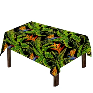 Tropical Summer Pattern Print Tablecloth Kitchen Home Decor