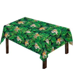 Tropical Tiger Pattern Print Tablecloth Kitchen Home Decor