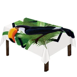 Tropical Toco Toucan Print Tablecloth Kitchen Home Decor