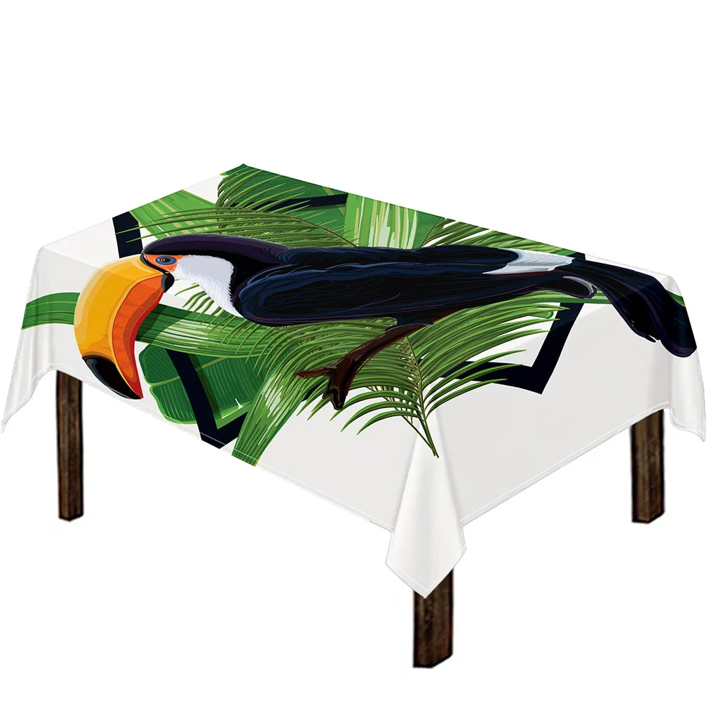 Tropical Toco Toucan Print Tablecloth Kitchen Home Decor Tropical Toco Toucan Print Tablecloth Kitchen Home Decor