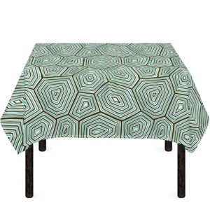 Turtle Shell Pattern Print Tablecloth Kitchen Home Decor