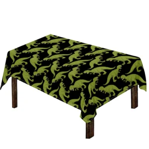 Tyrannosaurus Rex Pattern Print Tablecloth Kitchen Home Decor