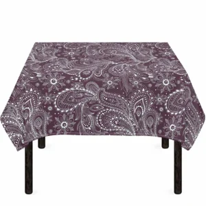 Umber Floral Bohemian Pattern Print Tablecloth Kitchen Home Decor