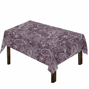 Umber Floral Bohemian Pattern Print Tablecloth Kitchen Home Decor