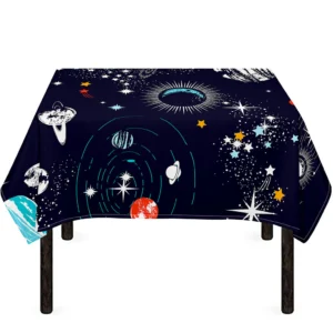 Universe Galaxy Outer Space Print Tablecloth Kitchen Home Decor