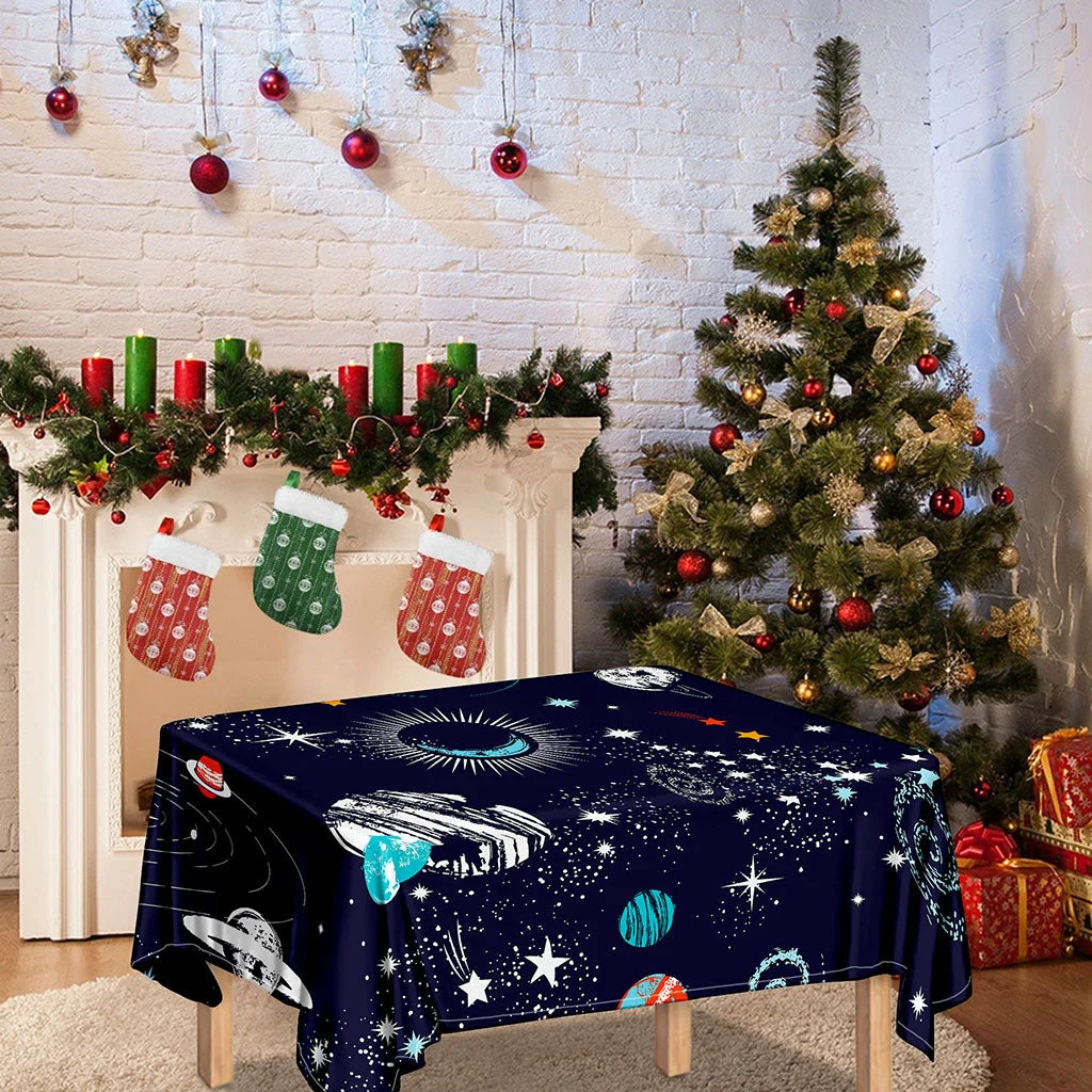 Universe Galaxy Outer Space Print Tablecloth Kitchen Home Decor Universe Galaxy Outer Space Print Tablecloth Kitchen Home Decor