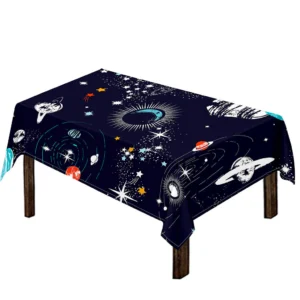 Universe Galaxy Outer Space Print Tablecloth Kitchen Home Decor