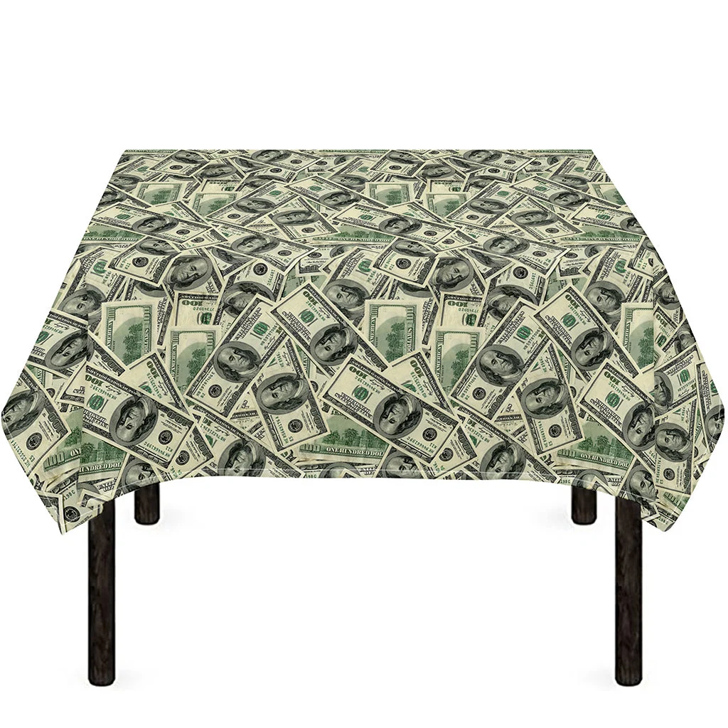 US Dollar Print Tablecloth Kitchen Home Decor US Dollar Print Tablecloth Kitchen Home Decor