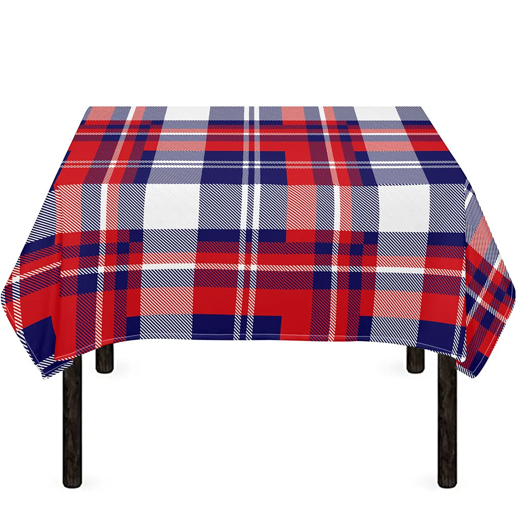 USA Plaid Pattern Print Tablecloth Kitchen Home Decor USA Plaid Pattern Print Tablecloth Kitchen Home Decor