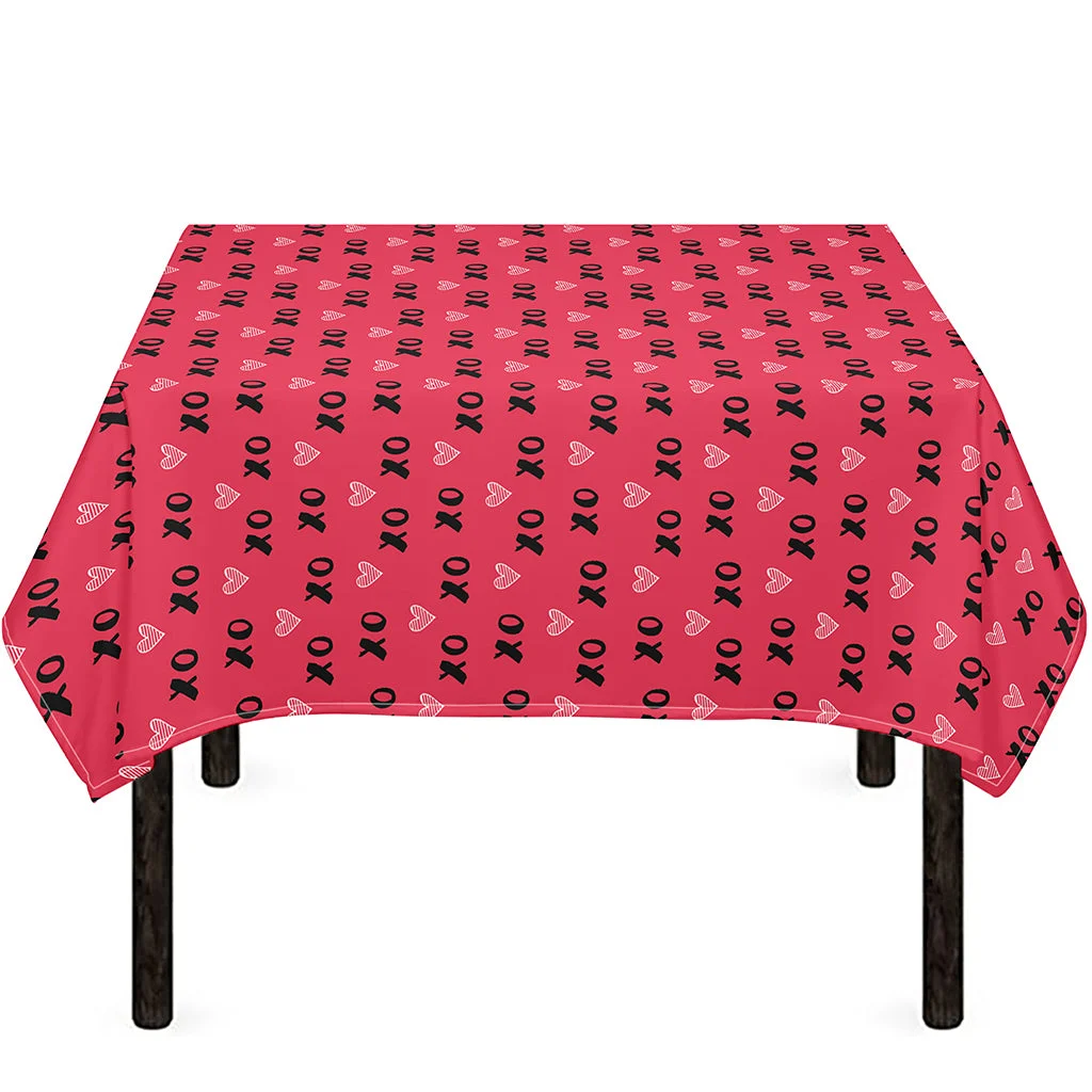 Valentine's Day XOXO Pattern Print Tablecloth Kitchen Home Decor Valentine's Day XOXO Pattern Print Tablecloth Kitchen Home Decor