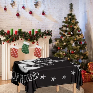 Victory King Of Boxing Print Tablecloth Kitchen Home Decor