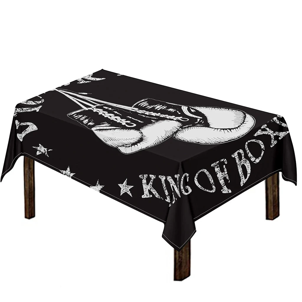 Victory King Of Boxing Print Tablecloth Kitchen Home Decor Victory King Of Boxing Print Tablecloth Kitchen Home Decor
