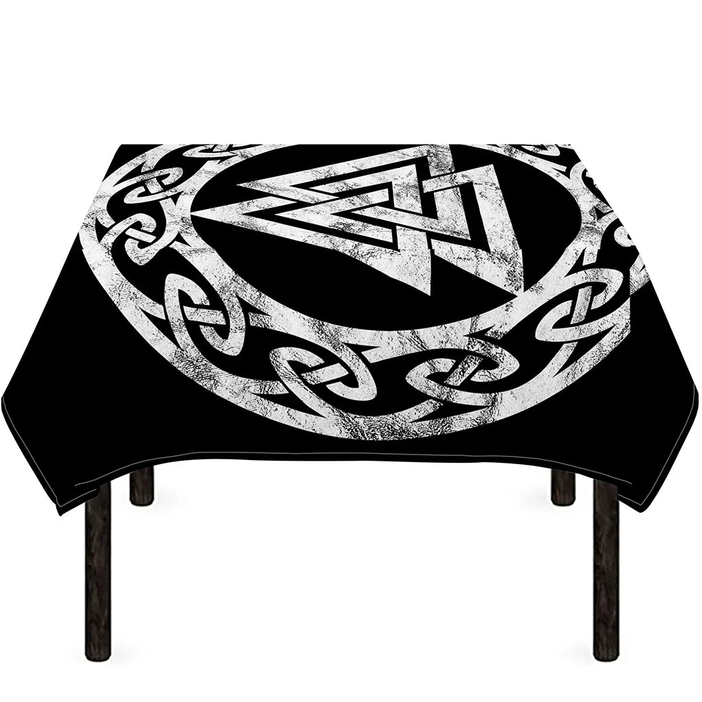 Viking Valhalla Symbol Print Tablecloth Kitchen Home Decor Viking Valhalla Symbol Print Tablecloth Kitchen Home Decor