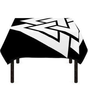 Viking Valknut Symbol Print Tablecloth Kitchen Home Decor