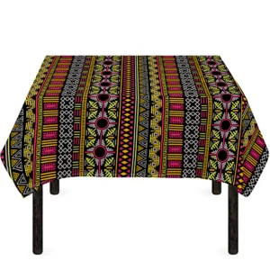 Vintage Ethnic Pattern Print Tablecloth Kitchen Home Decor