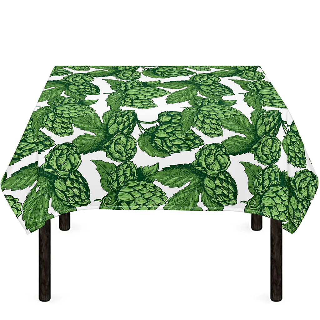 Vintage Hop Cone Pattern Print Tablecloth Kitchen Home Decor Vintage Hop Cone Pattern Print Tablecloth Kitchen Home Decor