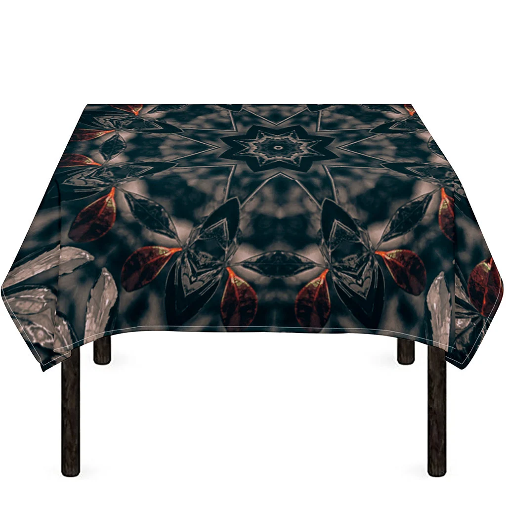 Vintage Kaleidoscope Print Tablecloth Kitchen Home Decor Vintage Kaleidoscope Print Tablecloth Kitchen Home Decor