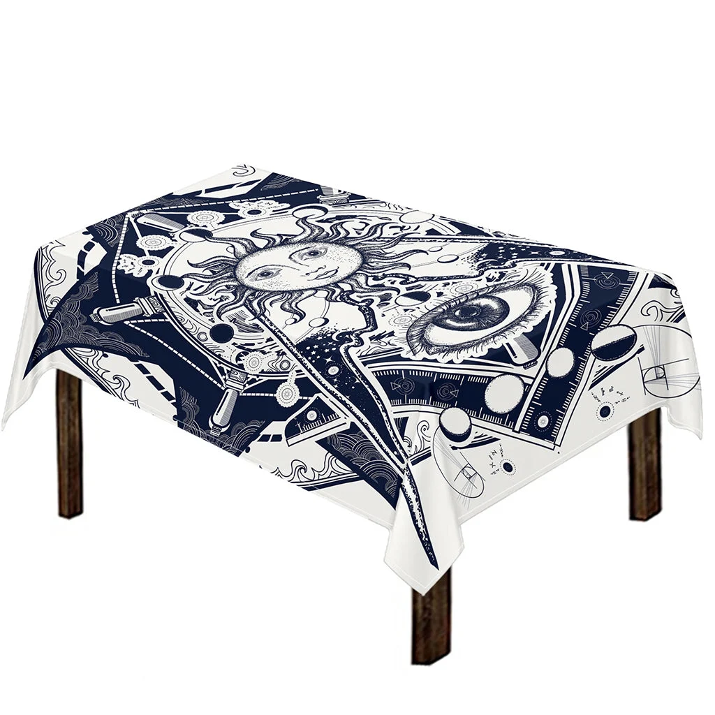 Vintage Masonic Freemasonry Print Tablecloth Kitchen Home Decor Vintage Masonic Freemasonry Print Tablecloth Kitchen Home Decor