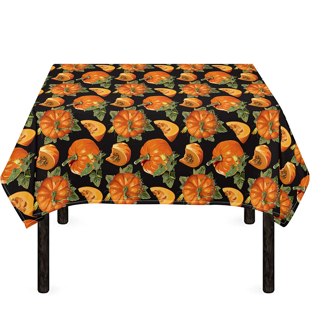 Vintage Pumpkin Pattern Print Tablecloth Kitchen Home Decor Vintage Pumpkin Pattern Print Tablecloth Kitchen Home Decor