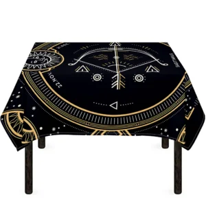 Vintage Sagittarius Zodiac Sign Print Tablecloth Kitchen Home Decor