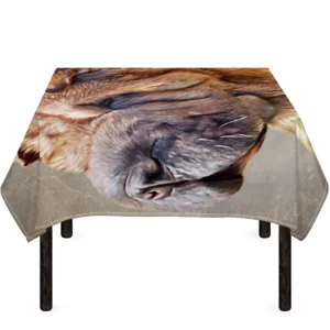 Vintage Shar Pei Print Tablecloth Kitchen Home Decor