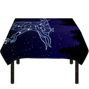 Virgo Constellation Print Tablecloth Kitchen Home Decor
