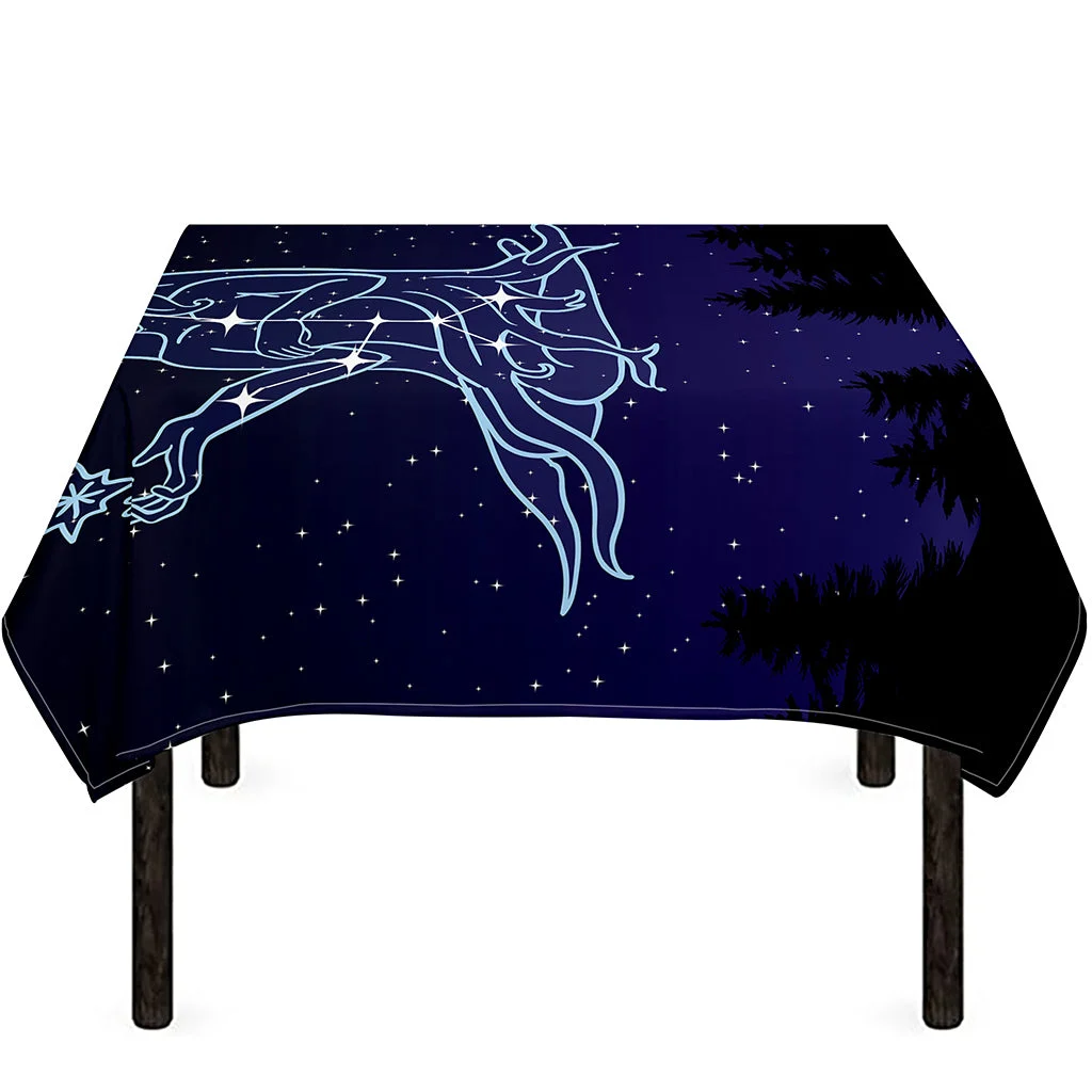 Virgo Constellation Print Tablecloth Kitchen Home Decor Virgo Constellation Print Tablecloth Kitchen Home Decor
