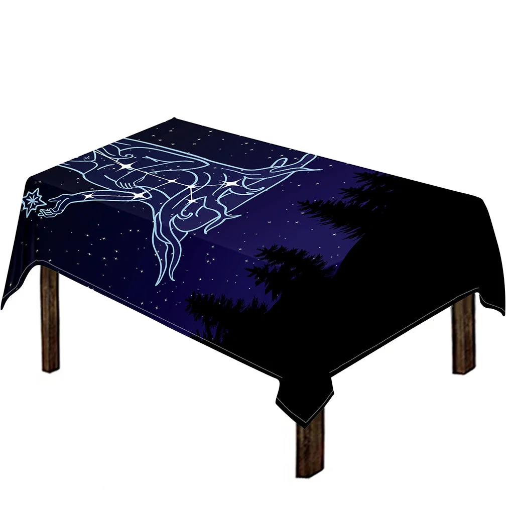Virgo Constellation Print Tablecloth Kitchen Home Decor Virgo Constellation Print Tablecloth Kitchen Home Decor